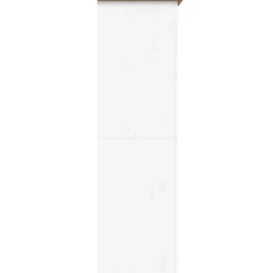 vidaXL Armario BODO madera maciza de pino blanco marrón 99x53,5x173 cm Marrón Hot