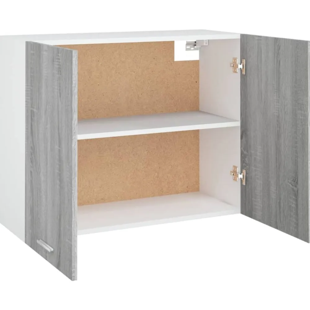 vidaXL Armario colgante "Lyon" 80x31x60 cm madera de ingeniería Gris sonoma Outlet
