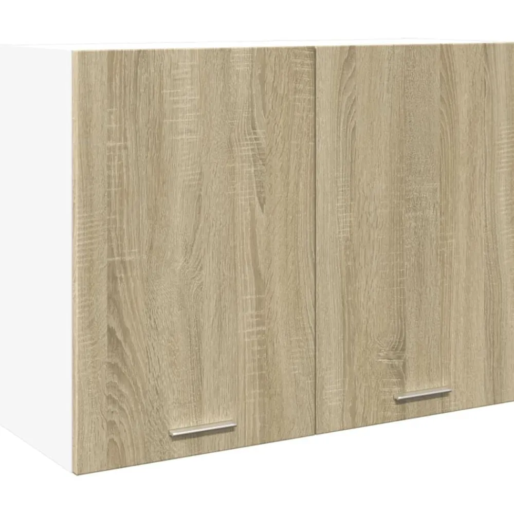 vidaXL Armario colgante "Lyon" 80x31x60 cm madera de ingeniería Roble Sonoma Best