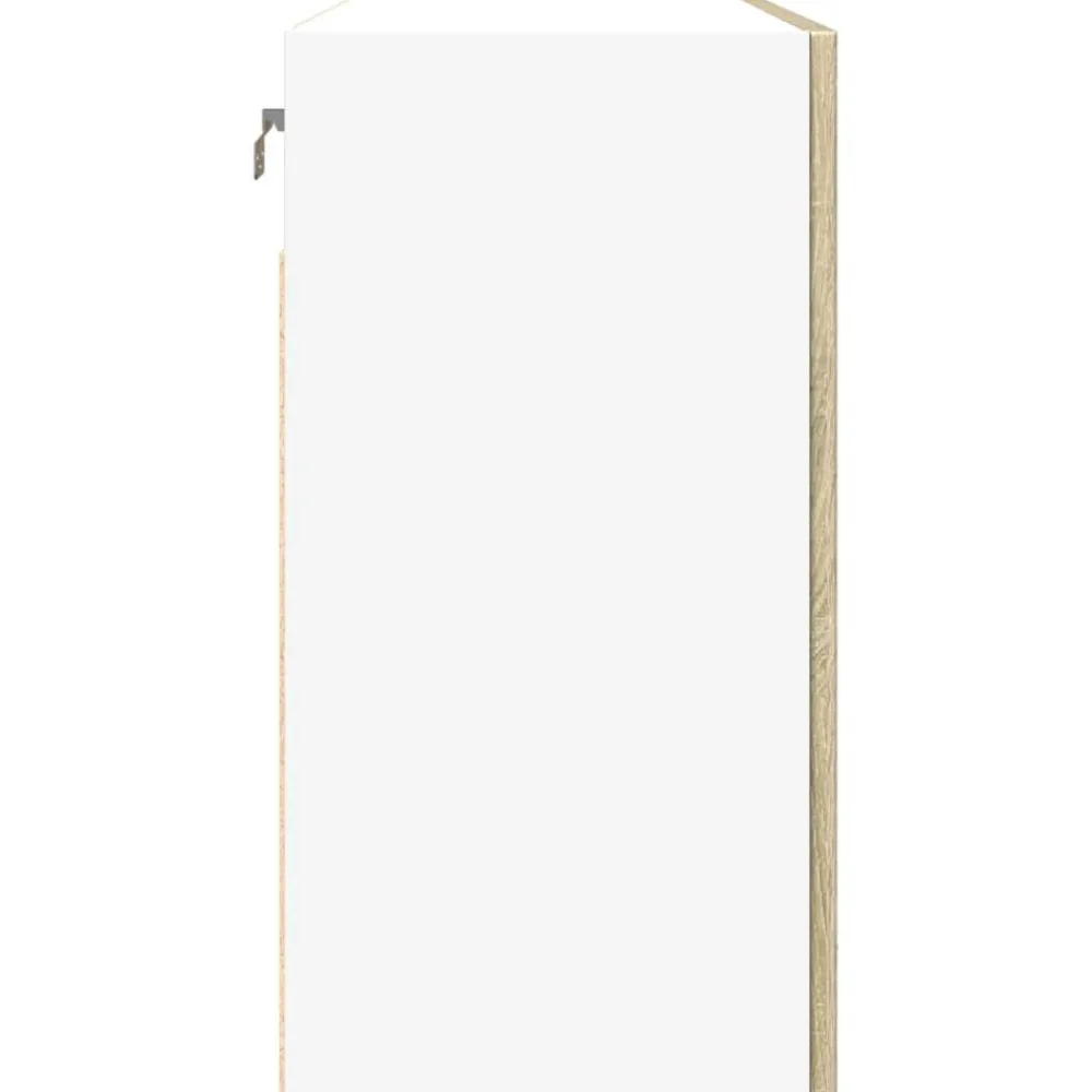 vidaXL Armario colgante "Lyon" 80x31x60 cm madera de ingeniería Roble Sonoma Best