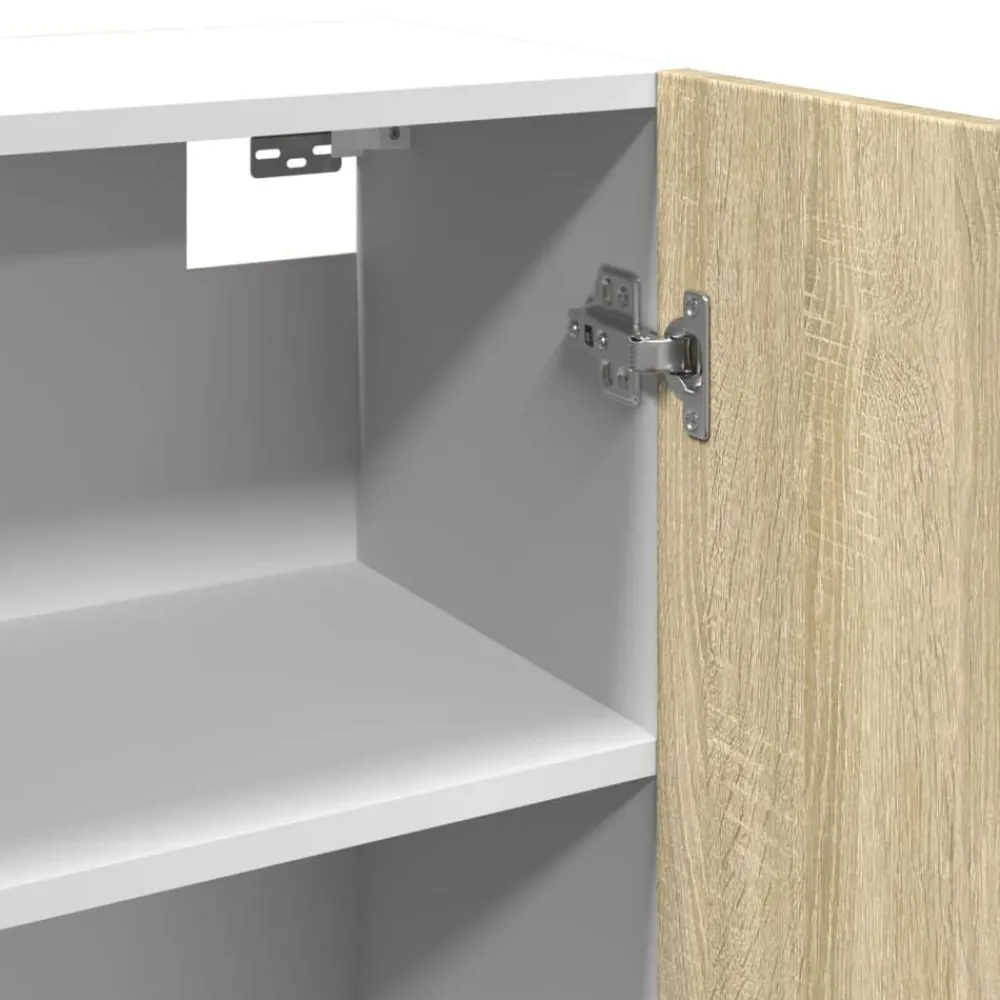 vidaXL Armario colgante "Lyon" 80x31x60 cm madera de ingeniería Roble Sonoma Best