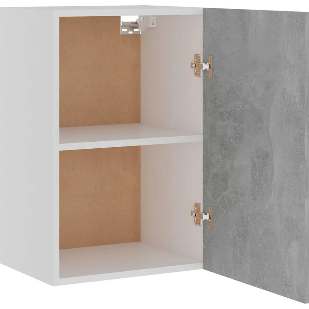 vidaXL Armario colgante "Lyon" gris hormigón 39,5x31x60 cm madera de ingeniería Gris hormigón Online