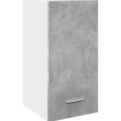 vidaXL Armarios Y Almacenamiento-Armario colgante "Lyon" gris hormigón 30x31x60 cm madera de ingeniería