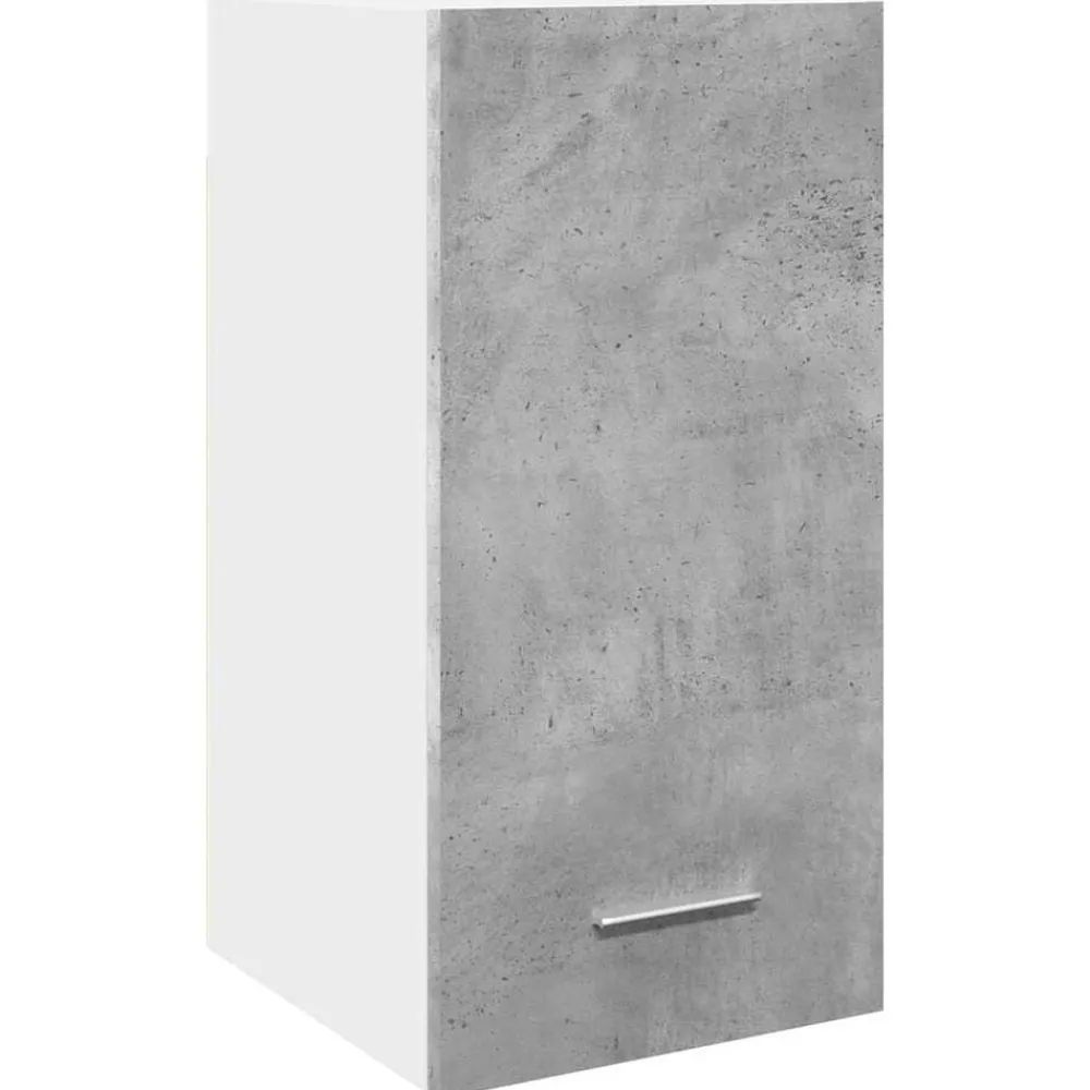 vidaXL Armarios Y Almacenamiento-Armario colgante "Lyon" gris hormigón 30x31x60 cm madera de ingeniería