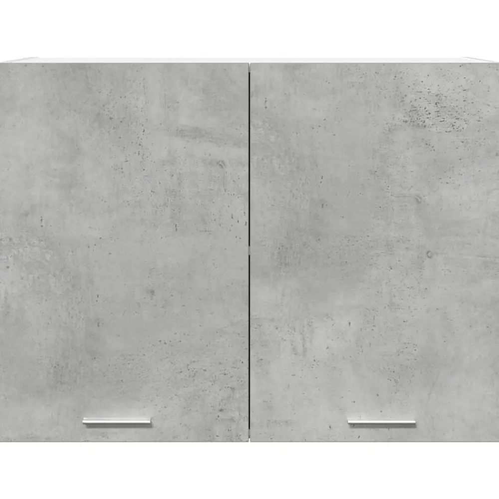vidaXL Armario colgante "Lyon" gris hormigón 80x31x60 cm madera de ingeniería Gris hormigón Best
