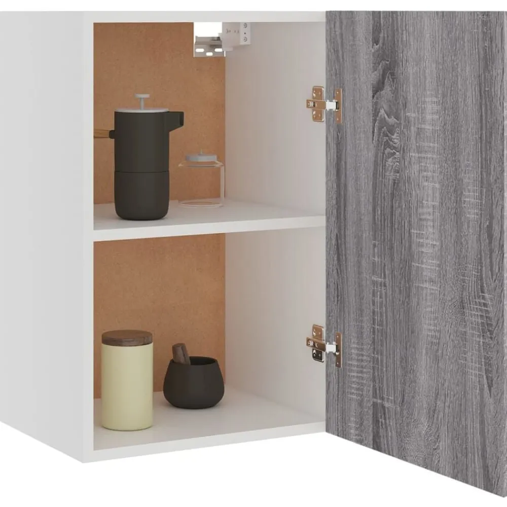vidaXL Armario colgante "Lyon" 39,5x31x60 cm madera de ingeniería Gris sonoma Online