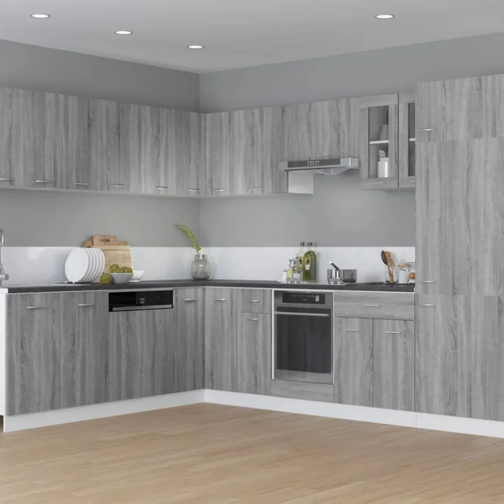 vidaXL Armario colgante "Lyon" 29,5x31x60 cm madera de ingeniería Gris sonoma Hot