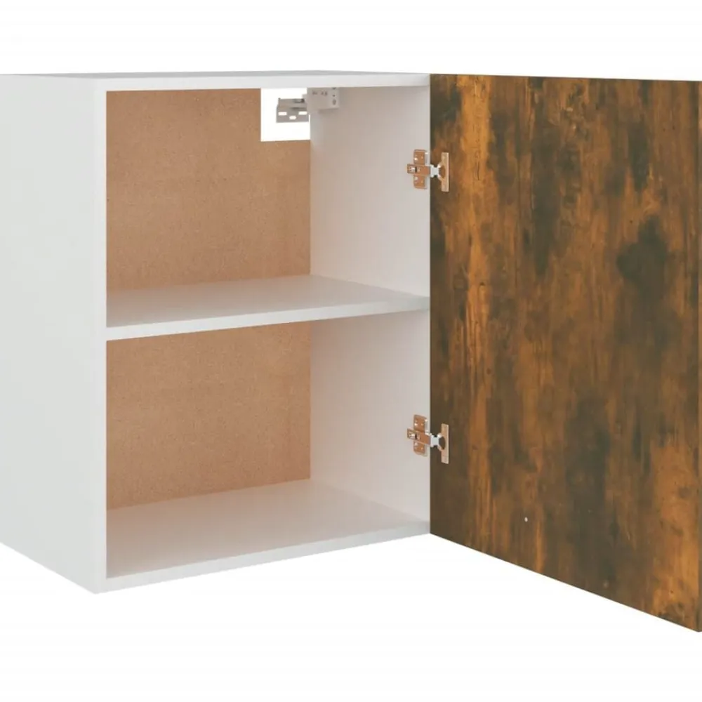 vidaXL Armario colgante "Lyon" de, , 50x31x60 cm, madera de ingeniería Roble ahumado Sale