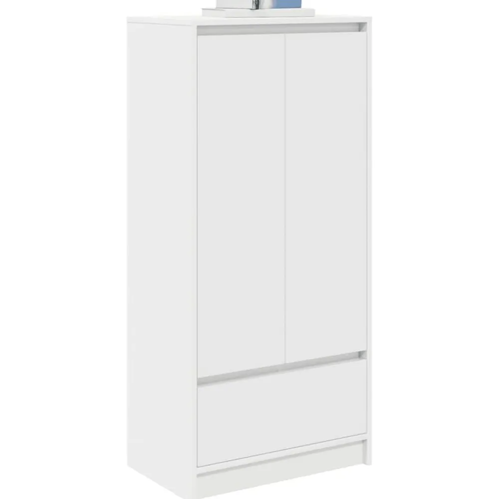 vidaXL Armarios Y Almacenamiento-Armario con cajón 55,5x34x119,5 cm Madera de ingeniería