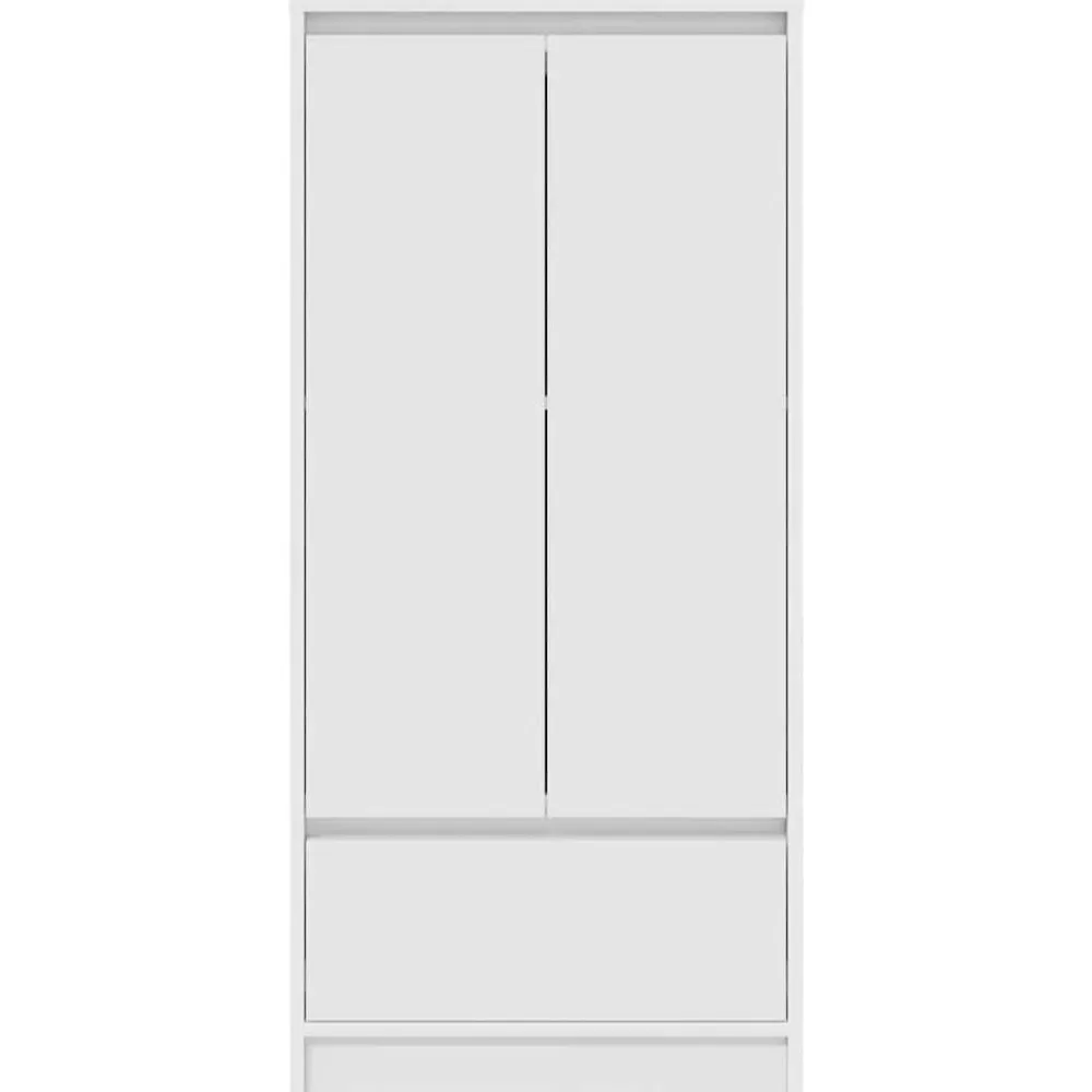 vidaXL Armarios Y Almacenamiento-Armario con cajón 55,5x34x119,5 cm Madera de ingeniería