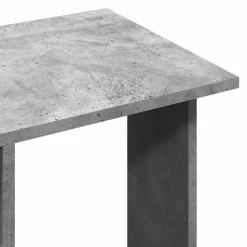 vidaXL Productos Del Hogar-Armario con ruedas madera ingeniería gris hormigón 102x38x110cm