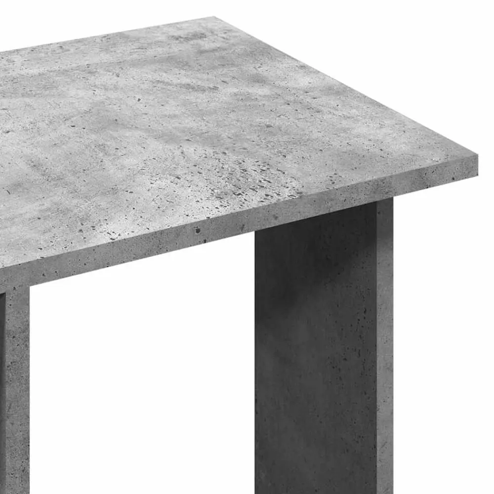 vidaXL Productos Del Hogar-Armario con ruedas madera ingeniería gris hormigón 102x38x110cm