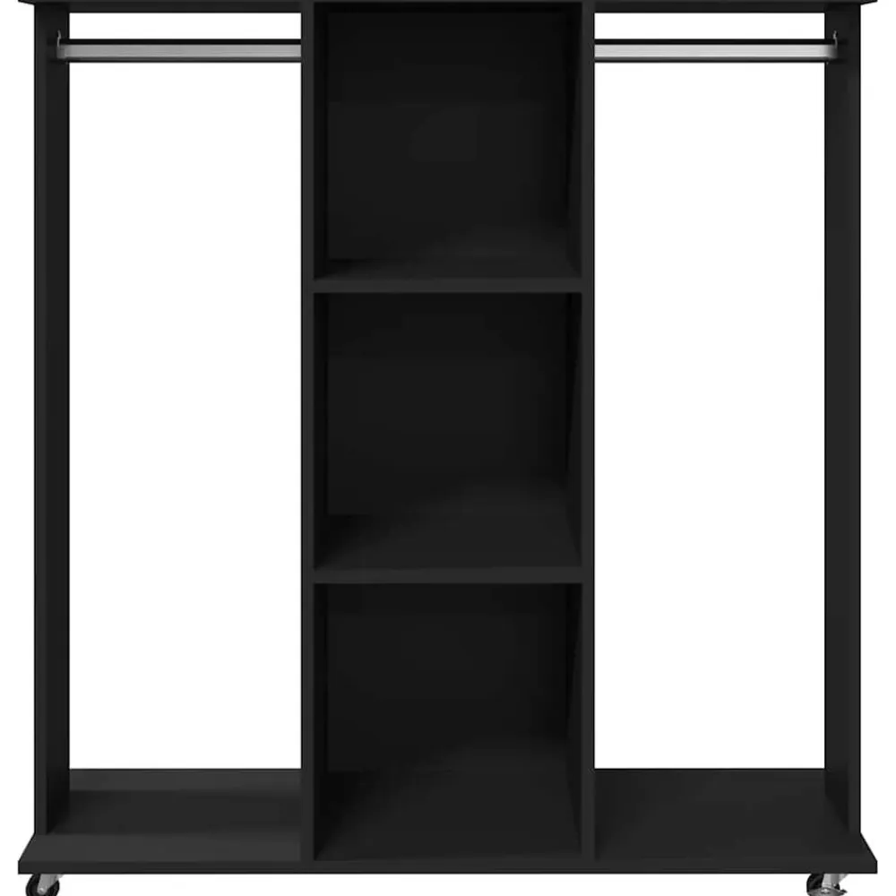 vidaXL Productos Del Hogar-Armario con ruedas madera ingeniería 102x38x110 cm