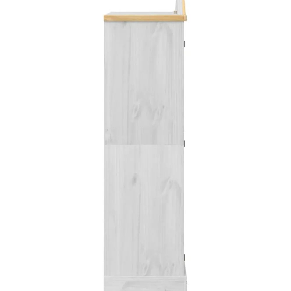 vidaXL Armarios Y Almacenamiento-Armario Corona madera maciza de pino 102x52x186 cm