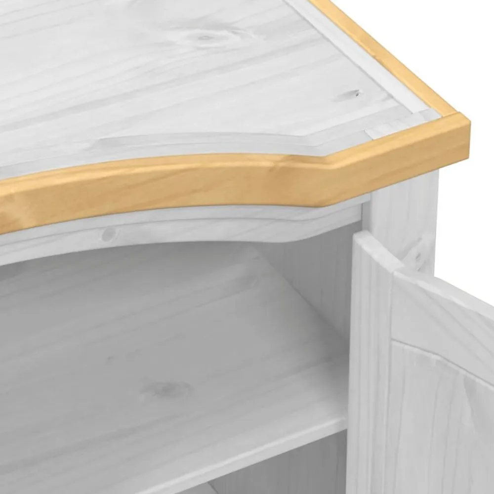 vidaXL Armarios Y Almacenamiento-Armario Corona madera maciza de pino 102x52x186 cm