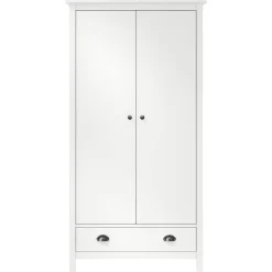 vidaXL Armarios Y Almacenamiento-Armario de 2 puertas Hill madera maciza pino 89x50x170cm