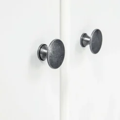 vidaXL Armarios Y Almacenamiento-Armario de 2 puertas Hill madera maciza pino 89x50x170cm