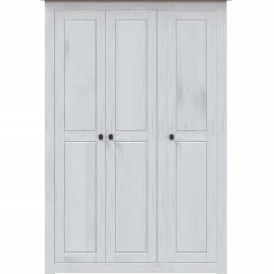 vidaXL Armarios Y Almacenamiento-Armario de 3 puertas pino Panamá Range 118x50x171,5 cm
