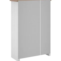 vidaXL Armarios Y Almacenamiento-Armario de 3 puertas pino Panamá Range 118x50x171,5 cm
