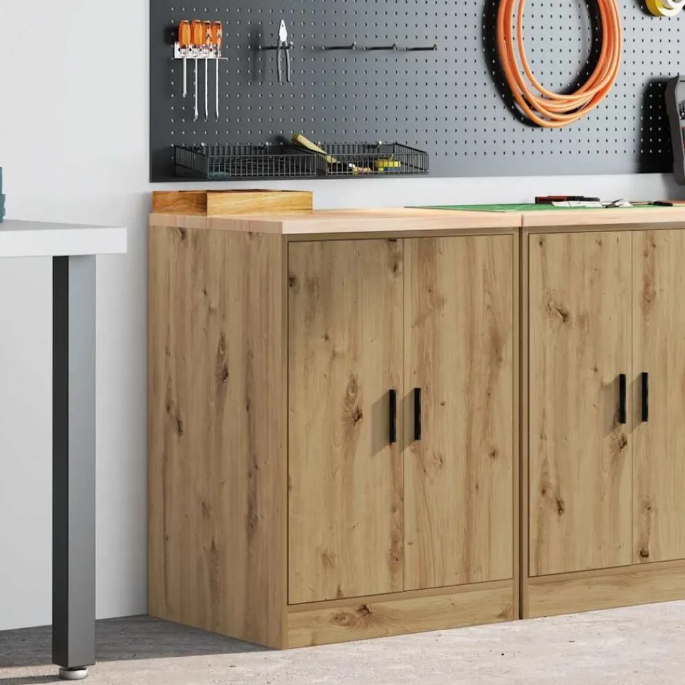 vidaXL Armario de almacenamiento para garaje Roble Artesano 60x51x85cm artisian oak Sale