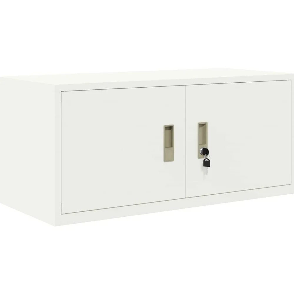 vidaXL Armarios Y Almacenamiento-Armario de almacenamiento 90 x 40 x 40 cm Acero
