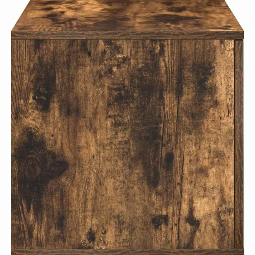 vidaXL Armario de almacenamiento 2 pcs 127 x 41 x 40 cm Roble ahumado Outlet