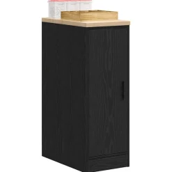 vidaXL Armario de almacenamiento para garaje 30x51x85 cm Negro Discount