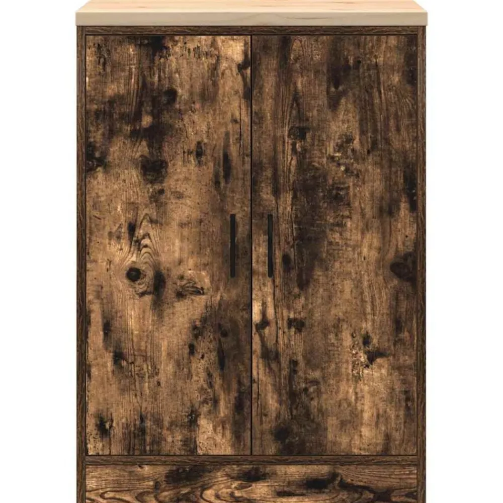 vidaXL Armario de almacenamiento para garaje 60x51x85 cm Roble ahumado Online