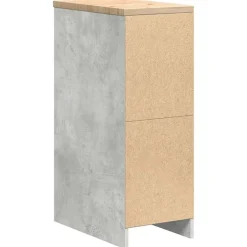vidaXL Almacenamiento Industrial-Armario de almacenamiento para garaje Roble Sonoma 30x51x85 cm