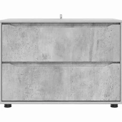 vidaXL Armario de almacenamiento Gris Concreto 80 x 48 x 57 cm Gris hormig&oacute;n Sale