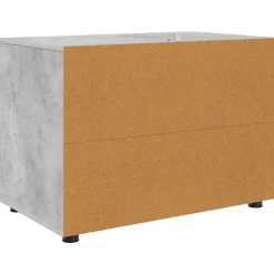 vidaXL Armario de almacenamiento Gris Concreto 80 x 48 x 57 cm Gris hormig&oacute;n Sale