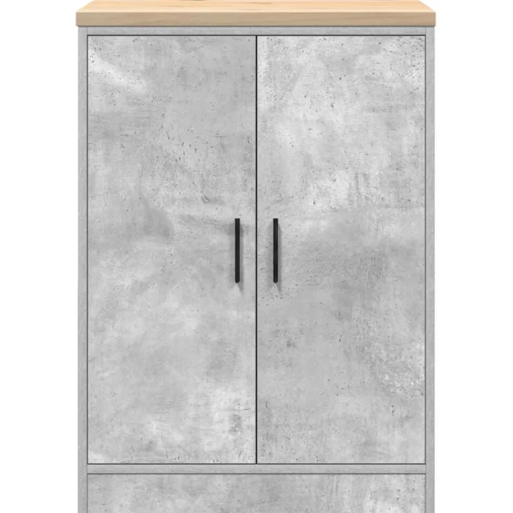 vidaXL Almacenamiento Industrial-Armario de almacenamiento para garaje Roble Sonoma 60x51x85 cm