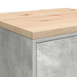 vidaXL Almacenamiento Industrial-Armario de almacenamiento para garaje Roble Sonoma 60x51x85 cm