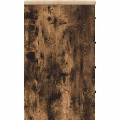 vidaXL Armario de almacenamiento para garaje 30x51x85 cm Roble ahumado Online