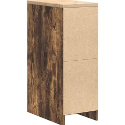 vidaXL Armario de almacenamiento para garaje 30x51x85 cm Roble ahumado Online