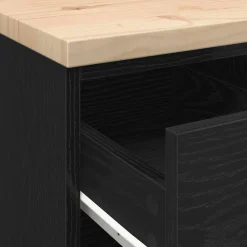 vidaXL Armario de almacenamiento para garaje 30x51x85 cm Negro Online