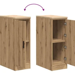 vidaXL Armario de almacenamiento para garaje Artisan Oak 30x51x85 cm artisian oak Clearance