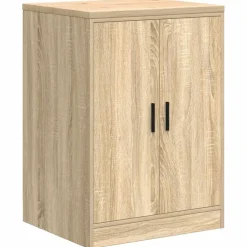 vidaXL Armario de almacenamiento para garaje 60x51x85 cm Roble Sonoma Discount