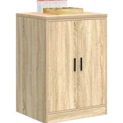 vidaXL Armario de almacenamiento para garaje 60x51x85 cm Roble Sonoma Discount