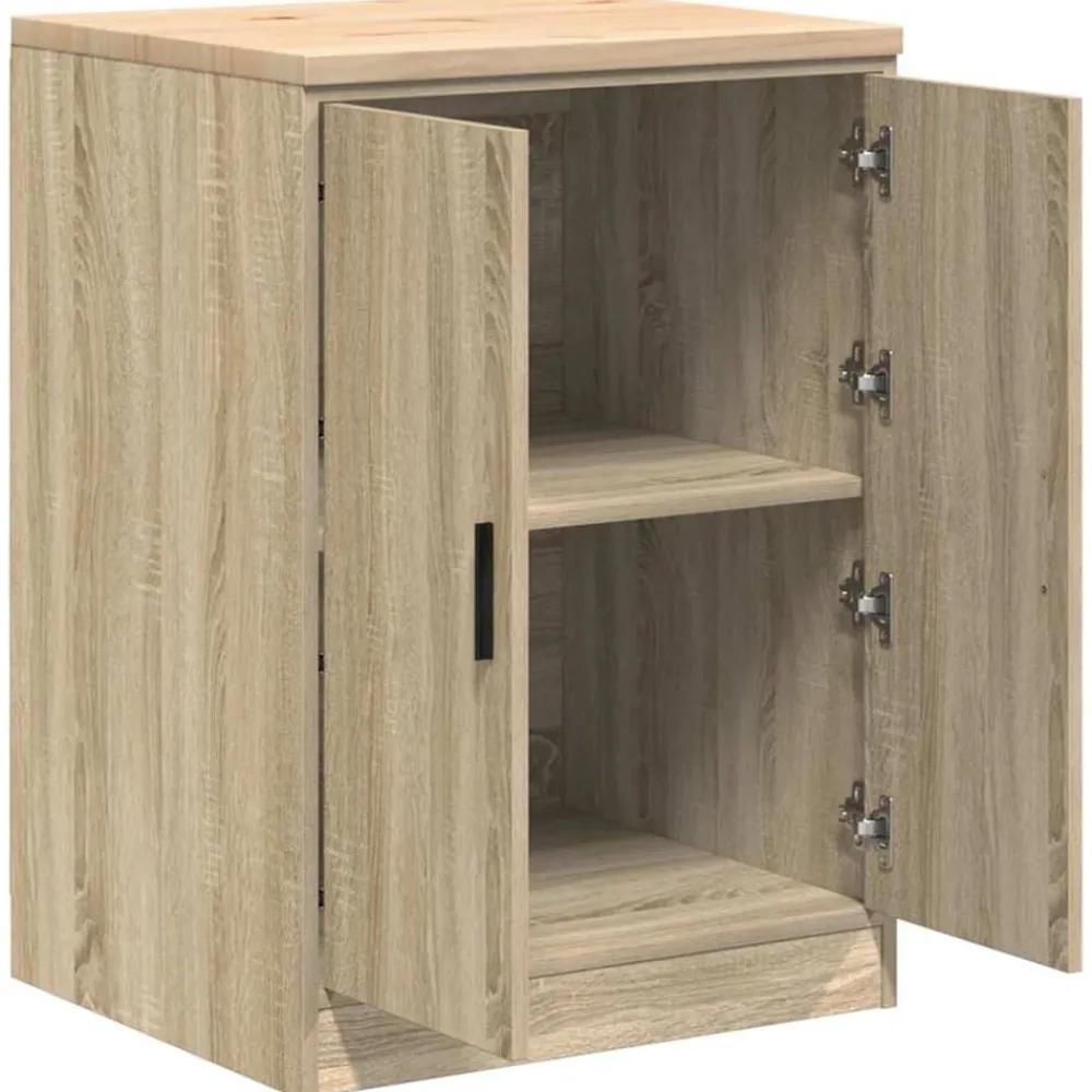 vidaXL Armario de almacenamiento para garaje 60x51x85 cm Roble Sonoma Discount