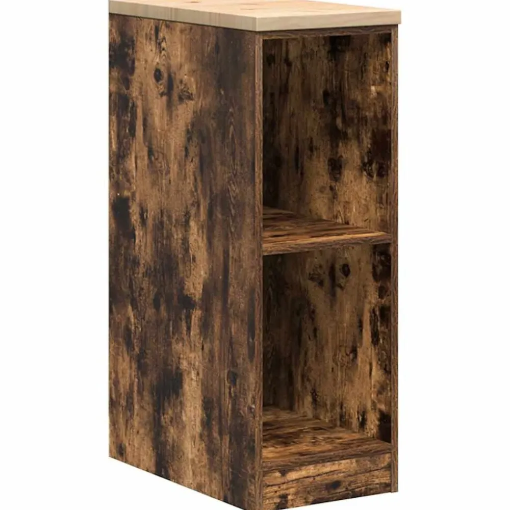 vidaXL Armario de almacenamiento para garaje 30x51x85 cm Roble ahumado Hot