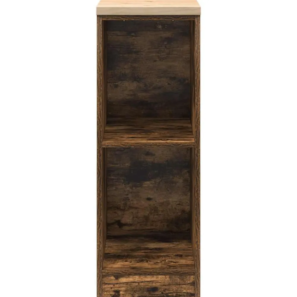 vidaXL Armario de almacenamiento para garaje 30x51x85 cm Roble ahumado Hot