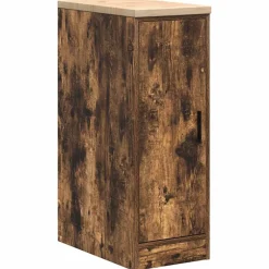 vidaXL Armario de almacenamiento para garaje 30x51x85 cm Roble ahumado New