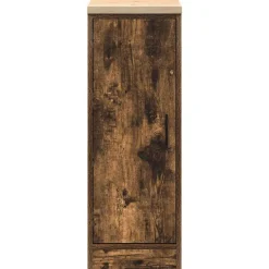 vidaXL Armario de almacenamiento para garaje 30x51x85 cm Roble ahumado New