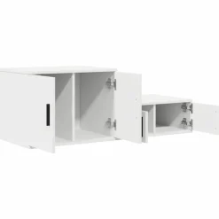 vidaXL Armario de almacenamiento 2 pcs 127 x 41 x 40 cm White Outlet