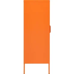 vidaXL Armario de almacenamiento acero 80x35x101,5 cm Naranja Best