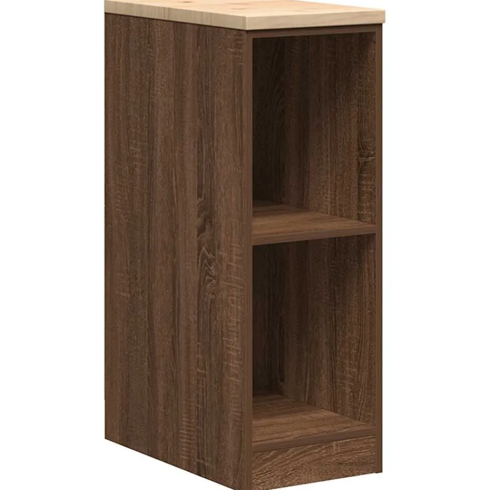vidaXL Armario de almacenamiento para garaje roble marrón 30x51x85 cm Marrón roble Best