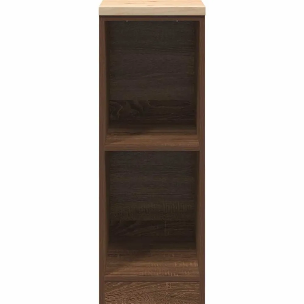vidaXL Armario de almacenamiento para garaje roble marrón 30x51x85 cm Marrón roble Best