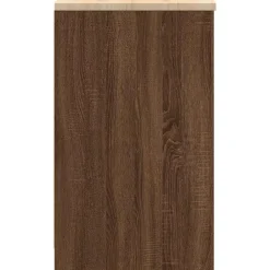 vidaXL Armario de almacenamiento para garaje roble marrón 30x51x85 cm Marrón roble Best