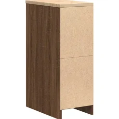 vidaXL Armario de almacenamiento para garaje roble marrón 30x51x85 cm Marrón roble Best